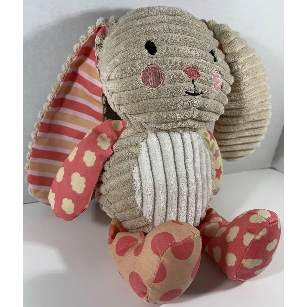 Wee Believe Tan Rabbit Plush Musical 13 Inch Stuffed Animal Toy Needs New Batter